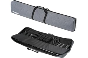 AMBITFUL PB20 Sac de transport avec support C 132 x 19 x 13 cm / 51,9" x 7,4" x 5,11" C Sac fourre-tout avec support pour photographie sur bras C, gris, Tote Bag