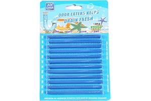 RICHOLYN Abflussreiniger Sticks 12 Stück Drain Cleaner Sticks Praktisch Rohrreiniger Abflussreiniger Stäbchen Dauerhaft Abfluss Sticks U Verstopfungen Vorzubeugen Abflusssticker Abflusssticks Öko