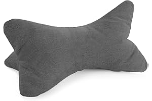 ‎BOOKIEPAD Bookiepad Leseknochen Cozy Home, ergonomische Form für Nacken- oder Lendenstütze, Flexible Stütze für Bücher, E-Books oder Tablets, anthrazit