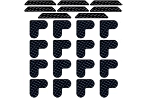FralnFit Rug Gripper Set, 24Pcs Non Slip Rug Grip, Double Sided Rug Corners Stickers to Hold Rug Down, Reusable Self Adhesive Rug Tape for Carpet Hardwood Floor Laminate Floor