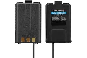 Batteri, Uv5R 12V laddare, EXT Power Battery Blank,Högtalarkabelkontakter,12V billaddaradapter för Uv 5R Radio Walkie Talkie