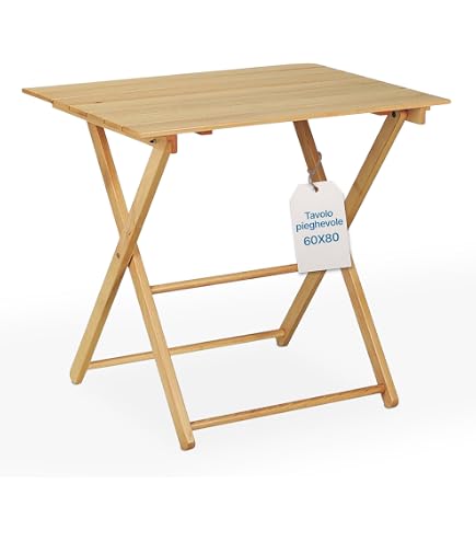 VidaXL Tavolo Da Giardino In Teak Massello 110x75 Cm – Finitura Acqua, Robusti Piedi 4x4cm, Per Esterno E Interno