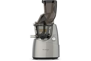 Kuvings Juicer | B8200 | Whole Slow Juicer | Cold Press Juicer Machine | Slow Juicer | Vegetables and Fruits | Quick and Easy Cleaning | Quiet Engine | Dark Silver