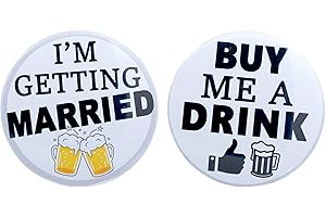 BUTTON ZOMBIE Funny STAG DO Badges (Large, 3 INCH (76mm))