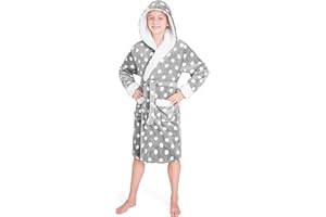 CityComfort Robe de Chambre Enfant Fille en Polaire