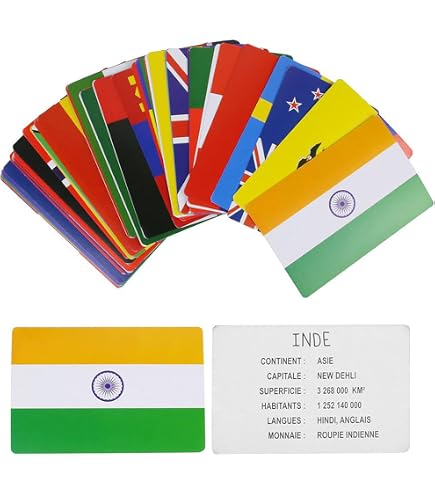 Jeux 2 mômes Carte Éducative Pays et Drapeaux Interactive Multicolore | Papier, carte éducative interactive, apprentissage des pays et drapeaux, jeu