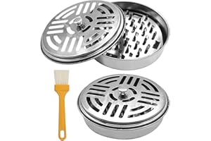 AIMEKE 2 Pezzi Porta Bobina per Zanzare Porta Zampirone Portatile in Acciaio Inox Porta Bobina Repellente per Casa, Giardino, Campeggio, Pesca, Viaggi, Outdoor