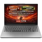 Lenovo LOQ 15ARP10E AMD Ryzen 7 7735HS 16GB 1TB SSD RTX 3050 6GB 15.6" FHD (1920x1080) IPS 144Hz Freedos Taşınabilir Bilgisay