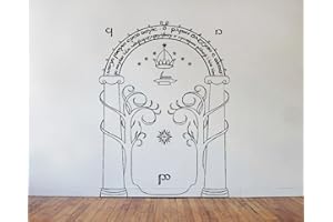 LightningSigns Lord Of The Rings Wall Art Decal Sticker - Mines of Moria Door