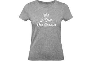 GREEN TURTLE T-SHIRTS Tee Shirt Maman Cadeau Fete des Meres La Reine des Mamans Tee Shirt Femme