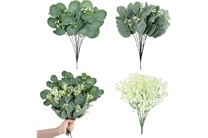 30 stycken konstgjord eukalyptus, konstgjord Gypsophila, dekorativa