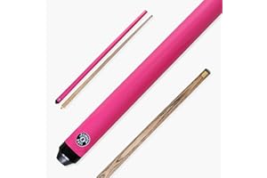 Jonny 8 Ball Jet Junior 42" 2-Piece Ash Snooker & Pool Cue - 10mm Elk Master Tip, Compact Design