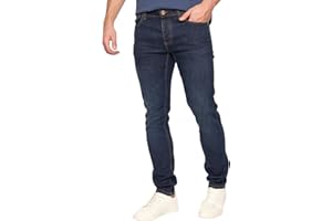 KANDOR Smith & Jones Jeans for Men – Mens Slim fit Jeans, Stretch Cotton Denim Trousers, Men’s Casual, Work Stretchy Jeans UK, Black, Dark, mid and Light Blue wash