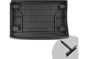 FROGUM ProLine 3D Esclusivo Tappetino Vasca Baule Bagagliaio in gomma perfetto per Fiat 500L Trekking 2012-2022 | Comodo organizzatore | Bordi più alti