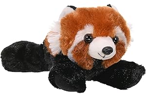Wild Republic Red Panda Stuffed Animal, Plush Toy, Gifts for Kids, Hug'Ems 7 Inches