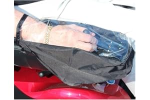 SUMSEA Elektrische Rollstuhl-Bedienfeldabdeckung Wasserdichte Rollstuhl-Abdeckung, Rollstuhl-Joystick-Abdeckung Wasserdichter Schutz für Steuerkasten