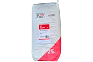 MR. SODA BLASTER Soda Strahlmittel 25 kg 0,2-0,4 mm für Soda Blaster Strahlpistolen zum Sandstrahlen mit Natriumbicarbonat (Strahlsoda)