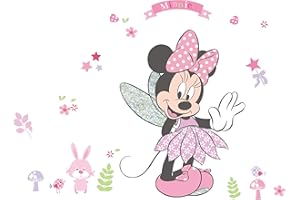 KIBI STORE Kibi Pegatinas Infantiles Pared Minnie Pegatinas Decorativas Pared mickey Mouse Stickers Pared Mickey Dormitorio Calcomanias para Niños Pared Calcomanias Mickey XXL