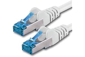 1CONN Kabel sieciowy Cat6 o długości 5 m (1 sztuka, biały)