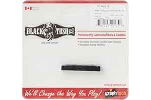 Graph Tech Black Tusq PT-6642-00 - Capotasto per chitarra elettrica a 6 corde, 42 x 6 mm