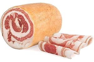 ‎SALUMI PASINI Pancetta Arrotolata (Bauchspeck) gerollt und ohne Schwarte, handmassiert, Stück 3.2 kg ca.