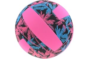 ‎ELLUG ELLUG Neopren Ball als Volleyball mit Palmenmuster für Groß und Klein, wasserfest salzwasserfest