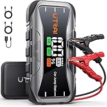 Avviatore Auto Portatile 6000A 27000mAh - Booster Batteria Con PD65W, LCD, Per Auto E Moto - Foto 9