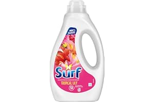 Surf Tropical Lily Laundry Washing with a joy-infused fragrance & natural essential oils lasting up to 12 hours in wear Liquid Detergent for brilliantly clean results 35 washes