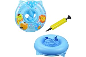 BDAO GIFT Baby Swimming Ring Float,Inflatable Swimming Ring with Seat for Baby/Kid 6-36 Months