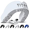 Titan Armour® Gum Shield | Dual-Layer | Adults & Junior Custom-Fit Mouth Guard | Case Inc | Boil & Bite Mouthguard Boxing, Rugby, MMA, Hockey & All Contact Sports | UK Brand