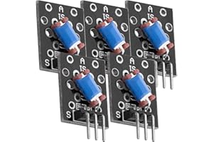 AZDelivery 5 x KY-020 Snow Sensor Tilt Switch Shake Shock Sensor compatible with Arduino Including E-Book!