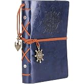 دفتر ملاحظات NectaRoy Retro Vintage للشحن، غلاف كلاسيكي من جلد البولي يوريثان، دفتر ملاحظات للسفر، مجلة سفر قديمة قابلة لإعادة التعبئة