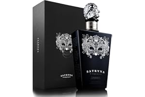 SUCOS SATRYNA Cristalino - Tequila Premium Artesanal de Jalisco, envejecido durante 18 meses en barricas de roble, Edición Limitada, 100% Agave, 38% vol, botella 700ml