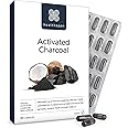 Healthspan Activated Charcoal (90 Capsules) | Contributes to Reduced Flatulence After Eating | 334mg Activated Charcoal per Capsule | Natural Source from Coconut Shells | Vegan