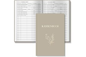 ‎BIROYAL BIROYAL Kassenbuch A5-120 Seiten Haushaltsbuch, Budget Planner & Kassenbücher - Einnahmen Ausgaben Buch - Haushaltsbuch zum Eintragen - Kassenbuch Kleinunternehmer- Ausgaben Tracker Finanzplaner
