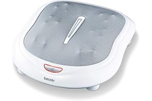 Beurer Appareil de massage FM 60 pieds, 18 têtes de massage, fonction thermique, 2 vitesses, massage shiatsu favorisant la circulation | 1 paquet