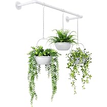 Supporto Per Piante Da Finestra Girevole 3 Livelli, Mensola In Metallo Bianco, Porta Vasi Da Parete Regolabile 180°, Con Manopole Di Bloccaggio, 15-19 Cm - 3