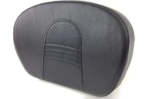 EAGLE SKULL Sissy Bar Backrest Passenger Pad with Street Glide Stitch Stitching for 1994-2020 Harley Davidson Touring Tourer like Electra Glide Classic Ultra Road King CVO SissyBar Seat Back Rest ref 51633-06 06A