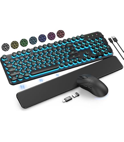 FOPETT SADES Keyboard And Mouse Sets Wireless Keyboard And Mouse - View #10