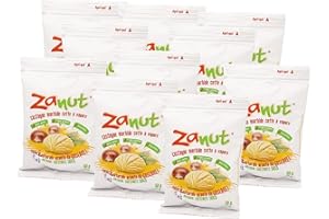 Zanut Box Castagne Cotte a Vapore - 10 Confezioni da 50 grammi - Snack Nutriente Naturale Pronto da Gustare Senza Glutine e Senza Conservanti Basso Contenuto di Grassi e Fonte di Fibre