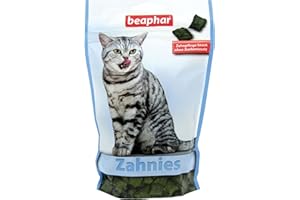 BEAPHAR - Zęby - dla kotów - pielęgnacja zębów, świeży oddech - wspomaga zdrowie i dobre samopoczucie - 150 g