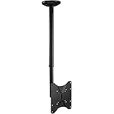 RICOO Supporto TV soffitto D0522 Girevole Inclinabile Televisore 23-42" (58-107 cm) Staffa universale Televisione LED/LCD VES