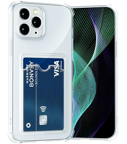 Compatible With IPhone 16 Pro Case, Luxury Ultra Slim Credit Card Slot Holder Wallet Plating Clear Soft Tpu Shockproof Drop Protective Cover Phone Case Pro