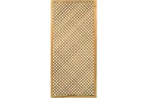 ONLYWOOD.IT Onlywood Grigliato in Legno per esterno PRIVACY a maglia stretta 2 x 2 cm - Traliccio balcone e terrazzo in legno trattato in Autoclave disponibile in 3 Dimensioni (90 x 183 h. cm)