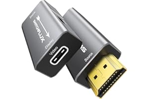 SWITCHFLUX HDMI to USB C Adapter | 4K@60Hz HDMI Source to USB-C Display Converter for XR/AR Glasses(XREAL One,Air 2 Pro,VITURE Pro,RayNeo Air 2s,Rokid),Portable Monitors,Laptop,Switch,PS5/4,Xbox