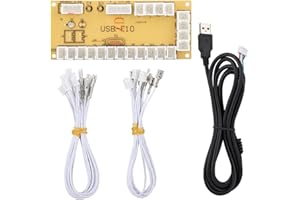 WENDRY Arcade USB Encoder, Generic Game Controller PC Game Joystick Circuit Board, Controller Control Board Assembly for PC Fighting Games