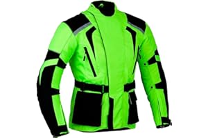 GEARX Chaqueta para motocicleta impermeable y reflectante