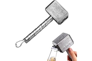 QIMEI-SHOP Apribottiglie a Martello di Thor Birra e Bevande Apribottiglie per Bar Casa Decorazione e Amanti Della Birra 16,5x7x4,5cm