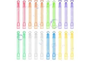 SULOLI 20 Pezzi Bolle di Sapone,Colori Bolle di Sapone Bambini,Giocattolo per Festa,Matrimonio,Compleanno,San Valentino,Battesimo