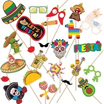 Lot De 12 Bandeaux Chapeaux Mexicains Cinco De Mayo - Accessoires Fête Colorés